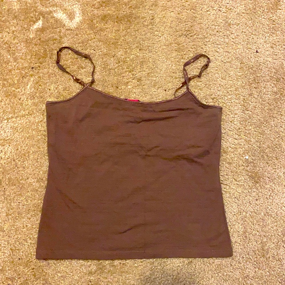 So Real brown bra top camisole size L Like New